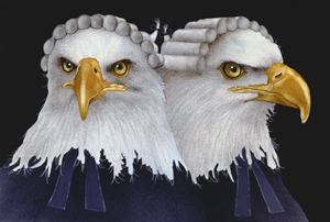 Will Bullas Fine Art Open Edition Canvas :"Paralegals"