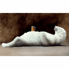 Will Bullas Fine Art Open Edition Canvas :"Polar Beer"