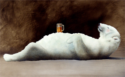 Will Bullas Fine Art Open Edition Canvas :"Polar Beer" Will Bullas Fine Art Open Edition Canvas :"Polar Beer"