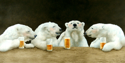 Will Bullas Fine Art Open Edition Canvas :"Polar Beers" Will Bullas Fine Art Open Edition Canvas :"Polar Beers"