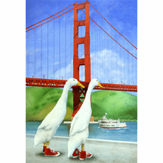 Will Bullas Fine Art Open Edition Canvas :"Red and White Fleet"