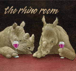 Will Bullas Fine Art Open Edition Canvas :"Rhino Room"