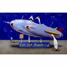 Will Bullas Fine Art Open Edition Canvas :"Rocketeers"