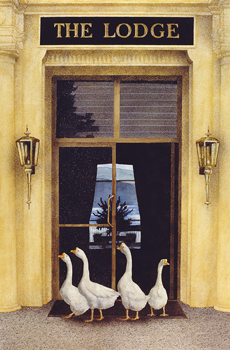Will Bullas Fine Art Open Edition Canvas :"The Foursome" Will Bullas Fine Art Open Edition Canvas :"The Foursome"