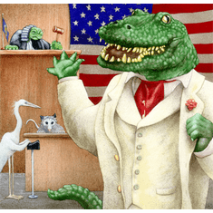 Will Bullas Fine Art Open Edition Canvas :"The Litigator"