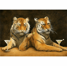 Will Bullas Fine Art Open Edition Canvas :"Tiger Bar"