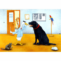 Will Bullas Fine Art Open Edition Canvas :"Vet"