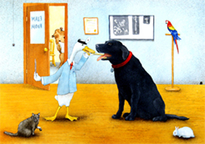 Will Bullas Fine Art Open Edition Canvas :"Vet"
