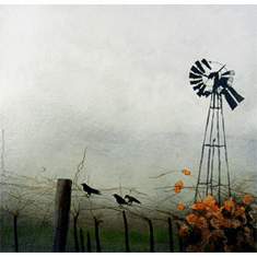 Will Bullas Fine Art Open Edition Canvas :"Vineyard"