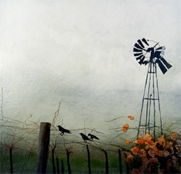 Will Bullas Fine Art Open Edition Canvas :"Vineyard" Will Bullas Fine Art Open Edition Canvas :"Vineyard"