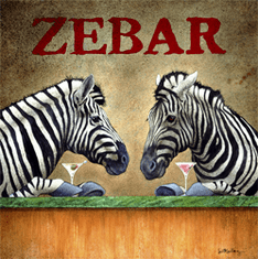 Will Bullas Fine Art Open Edition Canvas :"Zebar"