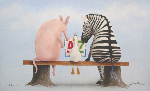 Will Bullas Fine Art Signed Open Edition Canvas :"A to Z" Will Bullas Fine Art Signed Open Edition Canvas :"A to Z"