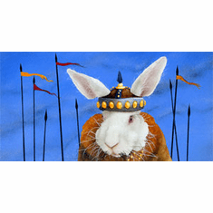Will Bullas Fine Art Signed Open Edition Canvas :"Attila the Bun"