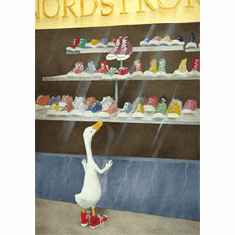 Will Bullas Fine Art Signed Open Edition Canvas :"Baby Needs a New Pair of Shoes"