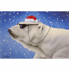 Will Bullas Fine Art Signed Open Edition Canvas :"Cool Yule"