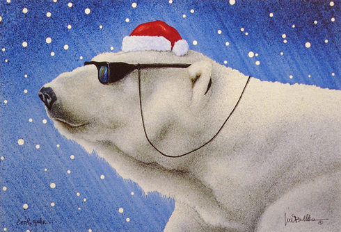 Will Bullas Fine Art Signed Open Edition Canvas :"Cool Yule" Will Bullas Fine Art Signed Open Edition Canvas :"Cool Yule"