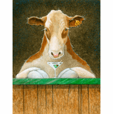 Will Bullas Fine Art Signed Open Edition Canvas :"Now Serving Number 61"