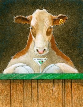 Will Bullas Fine Art Signed Open Edition Canvas :"Now Serving Number 61"