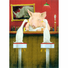 Will Bullas Fine Art Signed Open Edition Paper :"Absolutely Bullas"