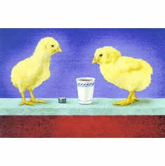 Will Bullas Fine Art Signed Open Edition Paper :"Chicks and Cheap Red Wine"