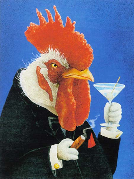 Will Bullas Fine Art Signed Open Edition Paper :"Cocktail"
