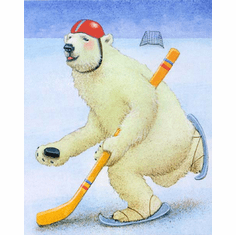 Will Bullas Fine Art Signed Open Edition Paper :"Got Puck??"