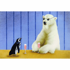 Will Bullas Fine Art Signed Open Edition Paper :"The Wine Coolers"