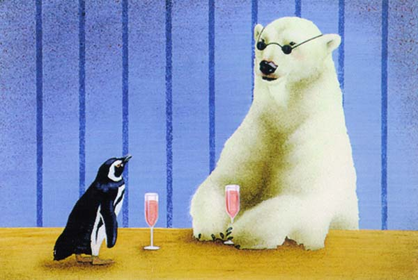 Will Bullas Fine Art Signed Open Edition Paper :"The Wine Coolers"