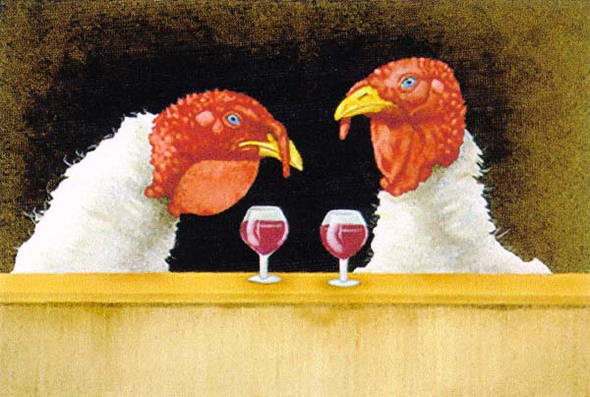 Will Bullas Fine Art Signed Open Edition Paper :"The Wine Goblets"