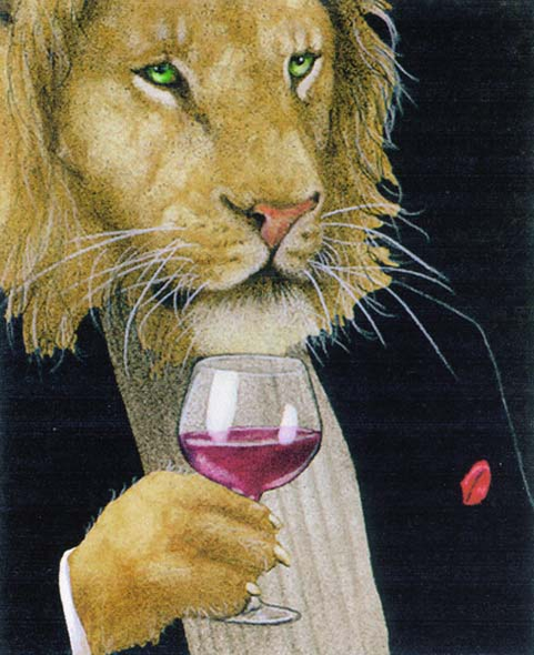 Will Bullas Fine Art Signed Open Edition Paper :"The Wine King"
