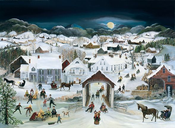 Will Moses Hand Signed and Numbered Limited Edition Serigraph on Paper:"Moon Glow"