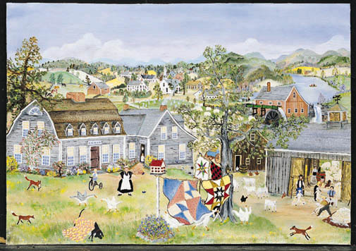 Will Moses Handsigned & Numbered Limited Edition:"Fox & Geese "
