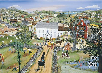 Will Moses Handsigned & Numbered Limited Edition Serigraph:" Family Reunion"