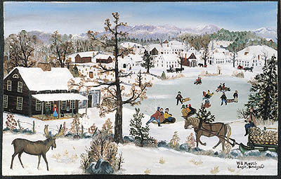 Will Moses Handsigned & Numbered Limited Edition:" Visiting Moose"