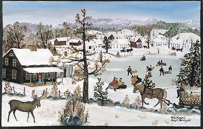 Will Moses Handsigned & Numbered Limited Edition:" Visiting Moose"