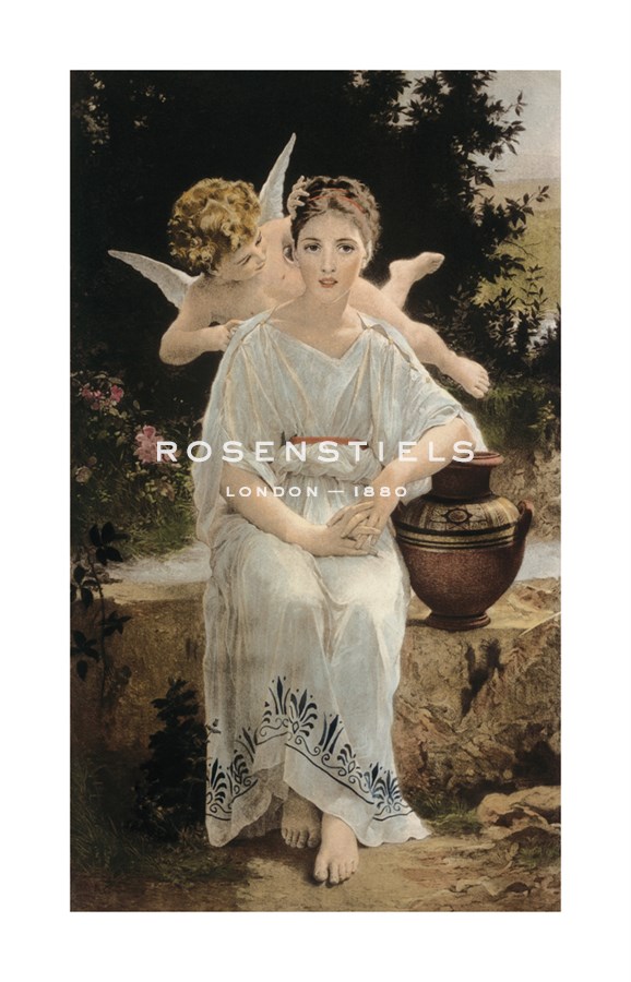 William Adolphe Bouguereau Hand Numbered Limited Edition Print on Paper :"First Whisper Of Love"