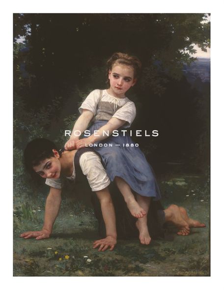 William Adolphe Bouguereau Hand Numbered Limited Edition Print on Paper :"Les Deux Soeurs"