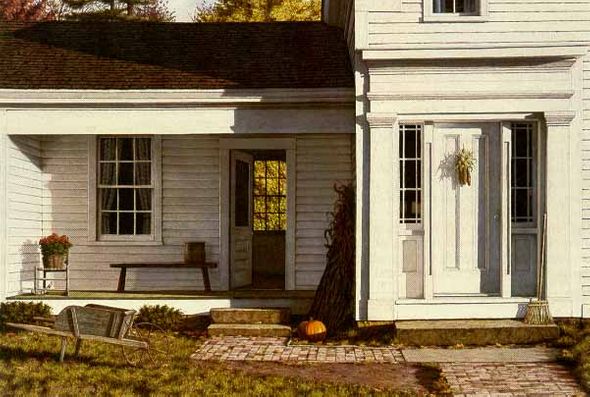 William Breedon Signed by the Artist Limited Edition Paper Lithograph:"Welcome Home - Autumn"