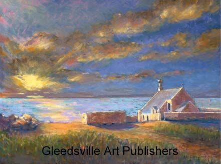 William Covel Lewis Handsigned and Numbered Limited Edition Gallery Giclee Paper: "Pacific Chapel"