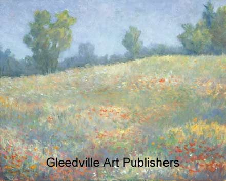 William Covel Lewis Handsigned and Numbered Limited Edition Gallery Giclee Paper: "Wildflowers"