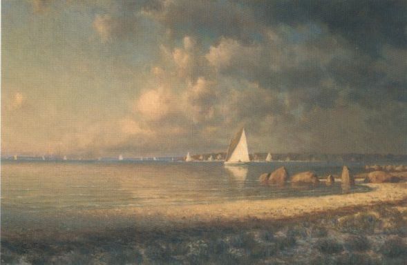 William Duffy Hand Signed and Numbered Limited Edition Giclee on Paper "Clearing Over Marion "