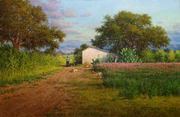 William Hagerman 20 x 30 Open Edition Giclee on Canvas:"The Beauty of Life and Peace"