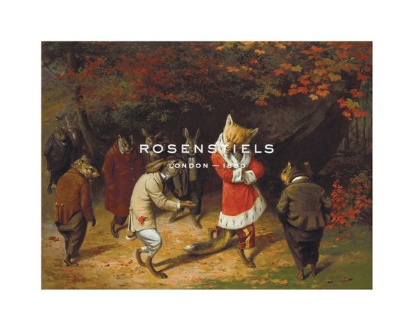 William Holbrook Beard Hand Numbered Limited Edition Print on Paper :"His Majesty Receives, 1885"