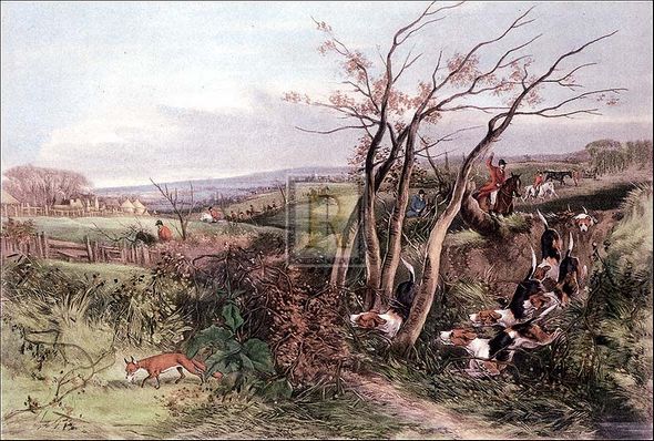 William J. Shayer Jnr Artist Hand Colored Copper Plate Printed Atelier Print:"Dead Beat"