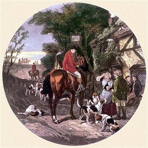 William J. Shayer Jnr Artist Hand Colored Copper Plate Printed Atelier Print:"The Return Home"