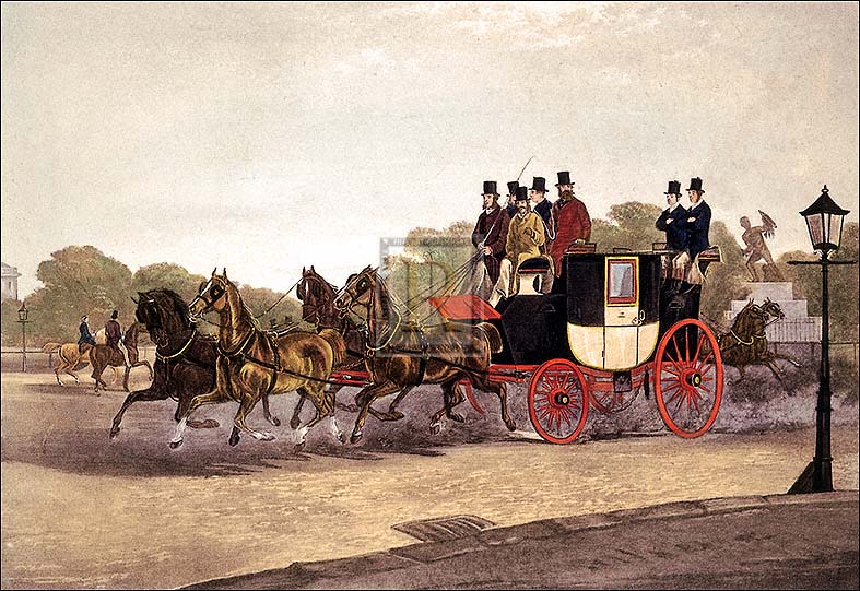 William J. Shayer Jnr Artist Hand Colored Copper Plate Printed Atelier Print:"The Right Sort"