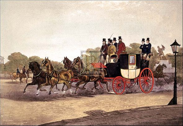 William J. Shayer Jnr Artist Hand Colored Copper Plate Printed Atelier Print:"The Right Sort"