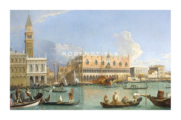 William James Hand Numbered Limited Edition Print on Paper :"View of Venice II"