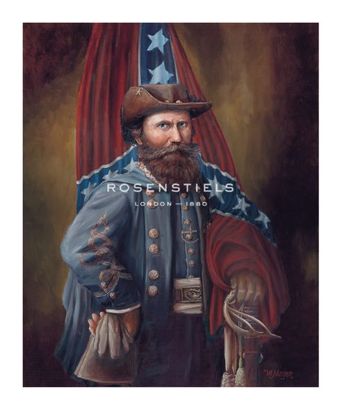 William Meijer Hand Numbered Limited Edition Print on Paper :"James Ewell Brown 'Jeb' Stuart"