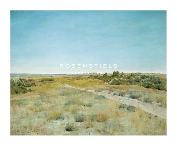William Merritt Chase Hand Numbered Limited Edition Print on Paper :"First Touch of Autumn"